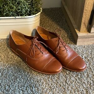 Madewell Frances Oxford Shoes English Saddle 8.5